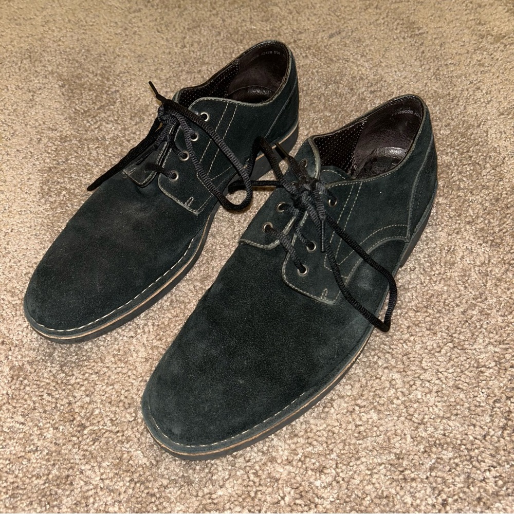 John Varvatos U.S.A Black Suede Dress/Casual Shoes Men’s Size 10